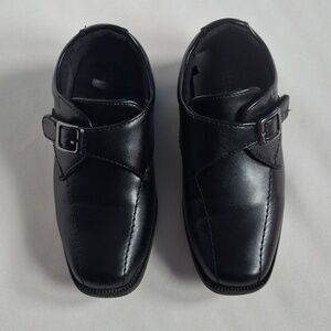 Perry Ellis Boys' Black Dress Monk‎ Strap Shoes Toddler Kids Size 10